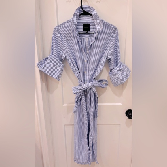 Alex Marie Blue and White Striped Shirt Dress. Size Small in mint condition - Picture 1 of 6